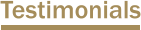 Testimonials