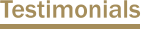 Testimonials