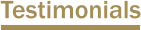 Testimonials