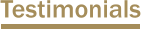 Testimonials